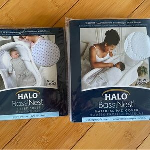 Halo bassinet sheet and mattress cover